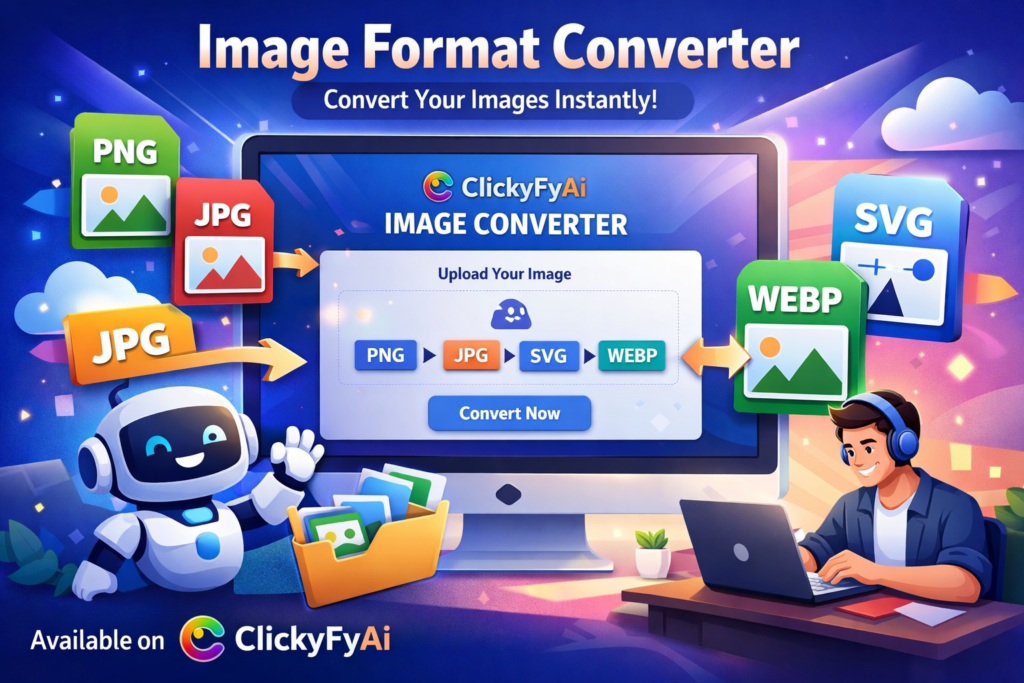 Online Image Format Converter Tool – ClickyFyAi