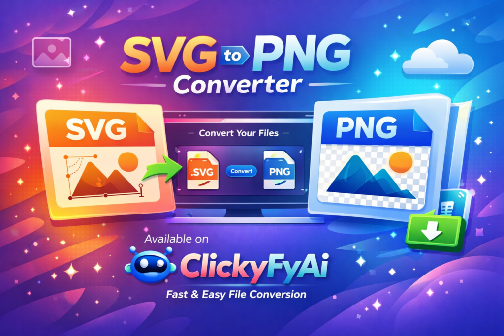 Best Free SVG to PNG Converter Online - ClickyFyAi